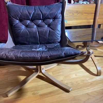 MCM Falcon Chair w/Side Table Sigurd Ressel Mobler