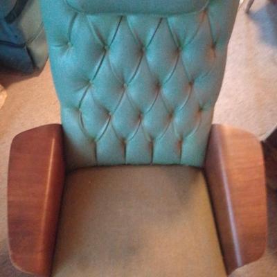 DANISH BENTWOOD SWIVEL/ROCKING CHAIR MID CENTURY