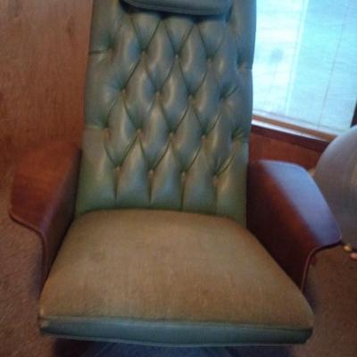 DANISH BENTWOOD SWIVEL/ROCKING CHAIR MID CENTURY