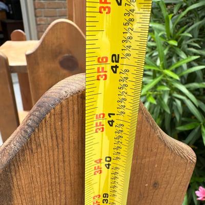 Vintage Wood Stands and Stool