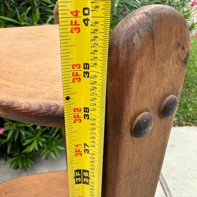 Vintage Wood Stands and Stool