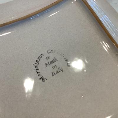 Meridiana Ceramiche Made in Italy 4 bowls and 1 small platter
