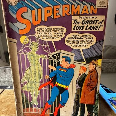 DC Comics 10 cent Silver Superman Featuring The ghost of Lois Lane. May # 129