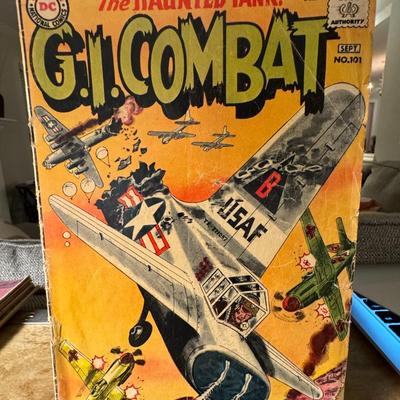 DC Comics Sept. #101 G.I Combat 12 cent "Featuring the haunted Tank"