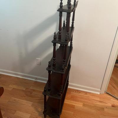 Five Tier Victorian Style Mahogany Etagere (GB-MG)