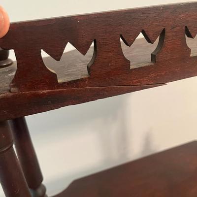 Five Tier Victorian Style Mahogany Etagere (GB-MG)