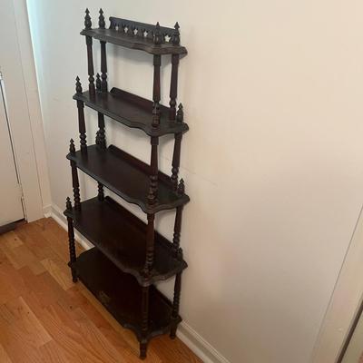 Five Tier Victorian Style Mahogany Etagere (GB-MG)