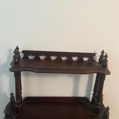 Five Tier Victorian Style Mahogany Etagere (GB-MG)