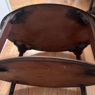 Oval Two Tier Accent Table (GB-MG)