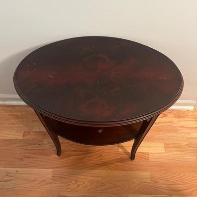 Oval Two Tier Accent Table (GB-MG)