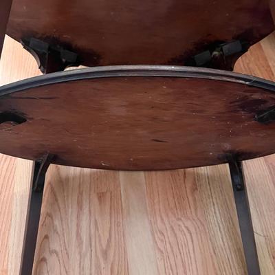 Oval Two Tier Accent Table (GB-MG)