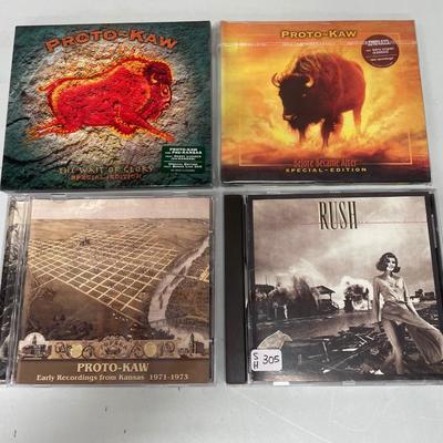 Rush CD’s