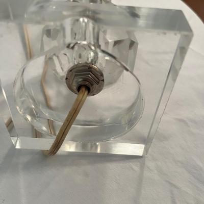 Pair of Glass Table Lamps (GB-MG)