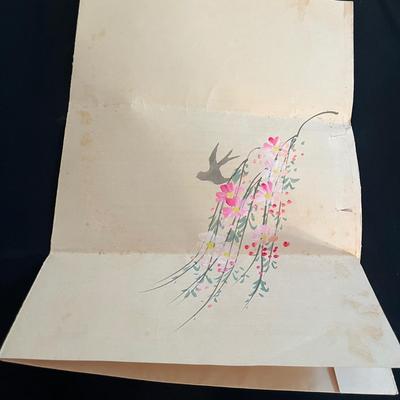 Embroidered Fringed Shawl & Hand Painted Linen (GB-MG)