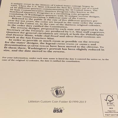 Clean State Quarters Collection In Collector Book