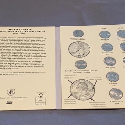 Clean State Quarters Collection In Collector Book
