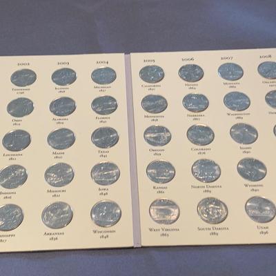 Clean State Quarters Collection In Collector Book