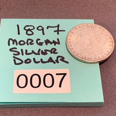 1897 Morgan Silver Dollar
