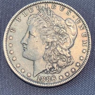 1886 Morgan Silver Dollar