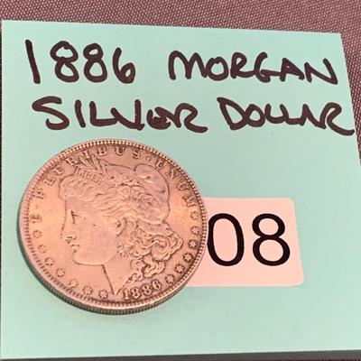 1886 Morgan Silver Dollar