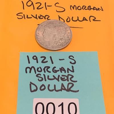 1921-S Morgan Silver Dollar