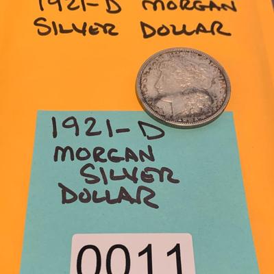 1921-D Morgan Silver Dollar