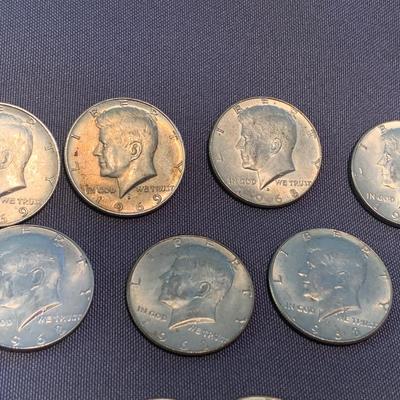 Large Kennedy Half Dollar Lot 1965-1969 - 27 Coins