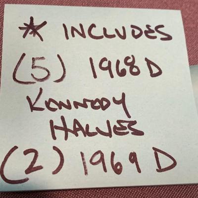 Large Kennedy Half Dollar Lot 1965-1969 - 27 Coins