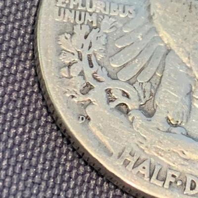 SEVEN Silver Half Dollars 1964 Kennedy Coins & 1 Standing Liberty