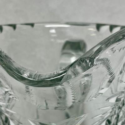 Antique American Brilliant Cut Glass Pitcher - chipped edge
