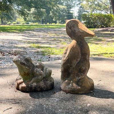 Pair (2) ~ Terracotta Garden Statues