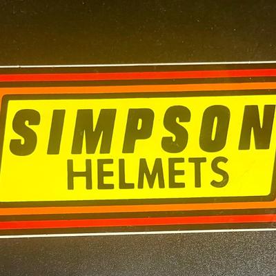 Vintage Simpson Automotive Racing Decals Stickers