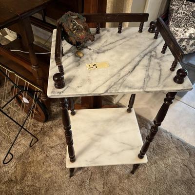 Lamps, Drop leaf Tea cart ,Clock
