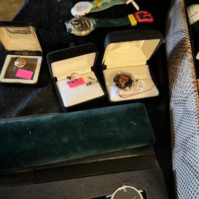 Watches, lighters, Pins, Necklaces and Pins