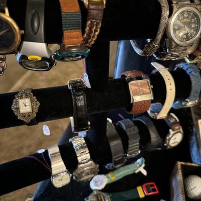 Watches, lighters, Pins, Necklaces and Pins