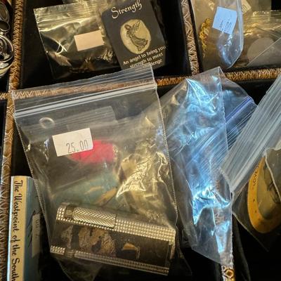 Watches, lighters, Pins, Necklaces and Pins