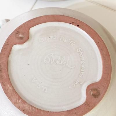 B Welsh ~ Pacific Stoneware Covered Dish