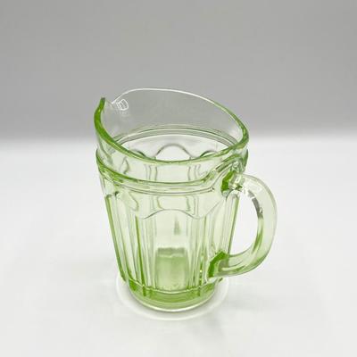 Uranium Vaseline Glass Sugar & Creamer ~ *Read Details ~ 2 Piece Set