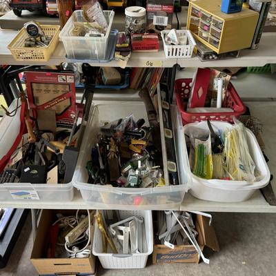Miscellaneous tools and household supplies
