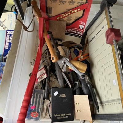 Miscellaneous tools and household supplies