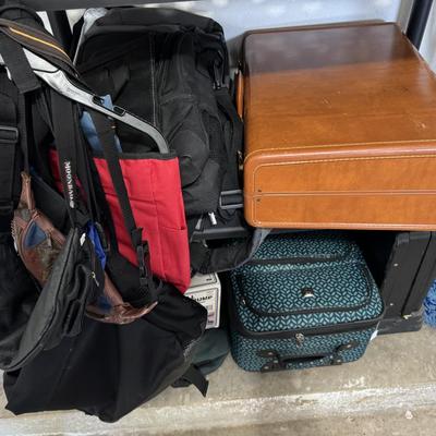 Suitcase and bags