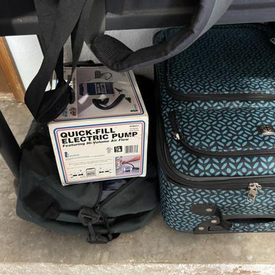 Suitcase and bags