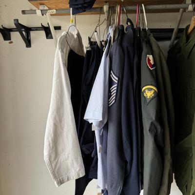 Military clothes and hats