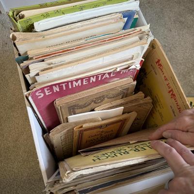 Old sheet Music