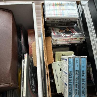 CDs and cassettes & Cases