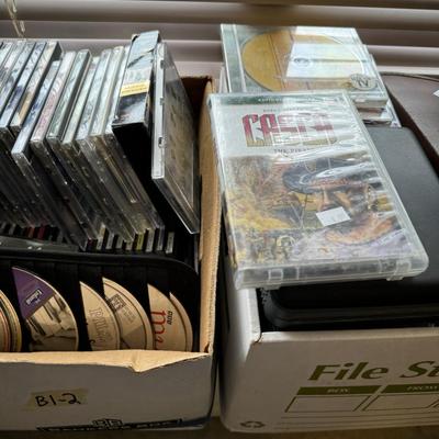 CDs and cassettes & Cases