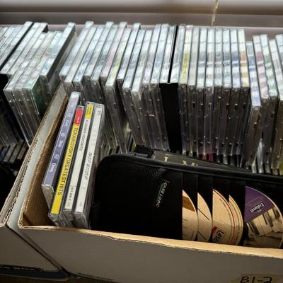 CDs and cassettes & Cases