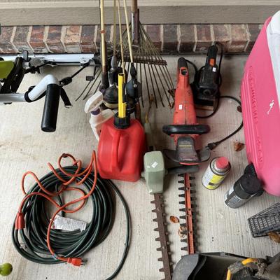 Cooler and miscellaneous outdoor items