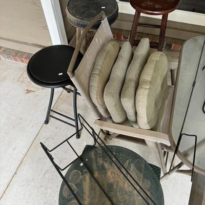 Patio table and chairs