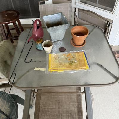 Patio table and chairs